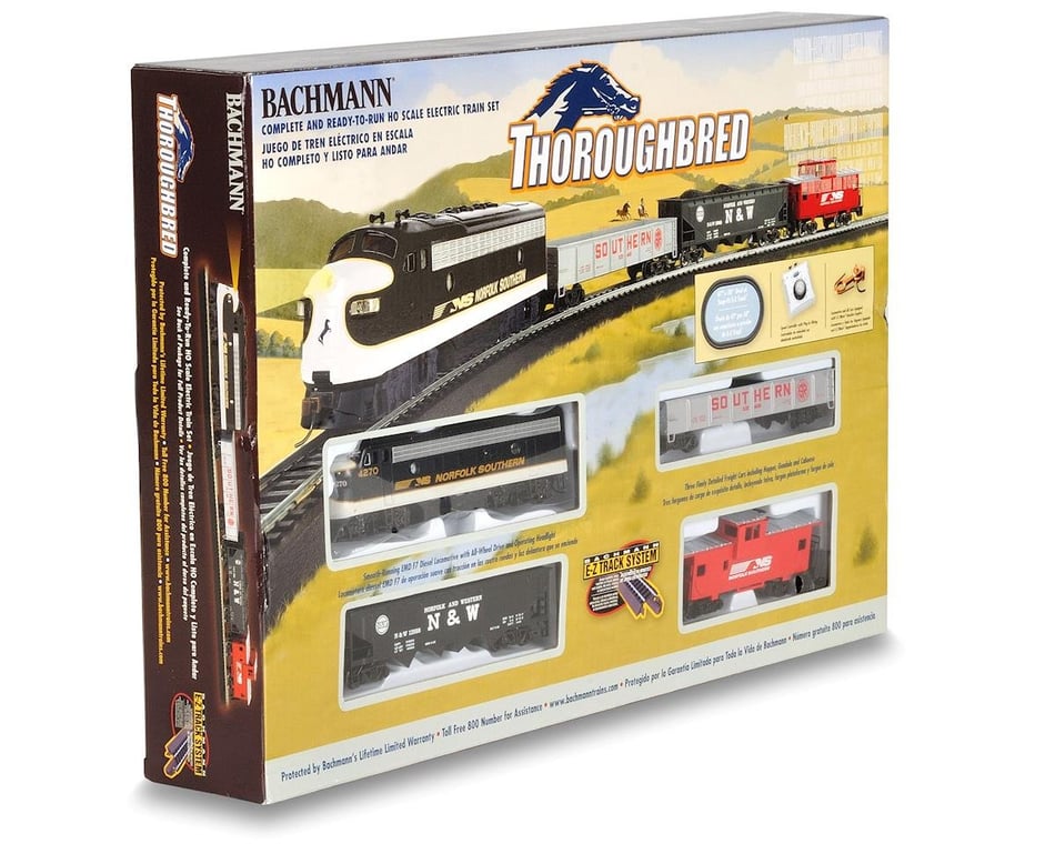 Thoroughbred Ready To Run Electric Train Set HO Scale Details about   Bachmann Trains
