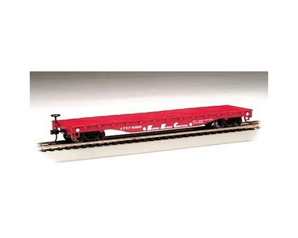 Bachmann Santa Fe 52' Flat Car (HO Scale) [BAC17302] - HobbyTown