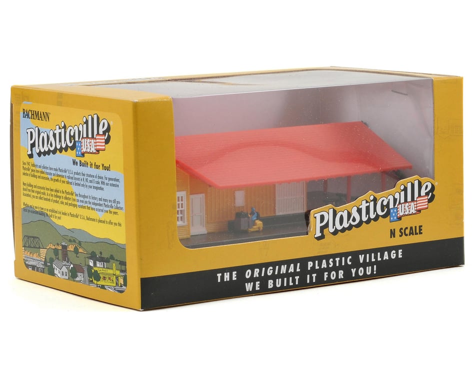 Bachmann N-Scale Plasticville Built-Up Freight Station [BAC45907