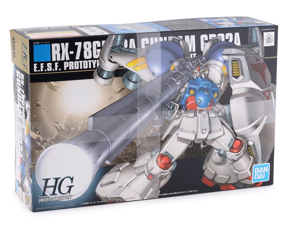 Bandai RX-78GP02A Gundam GP02A 1/144 High Grade Action Figure Model Kit