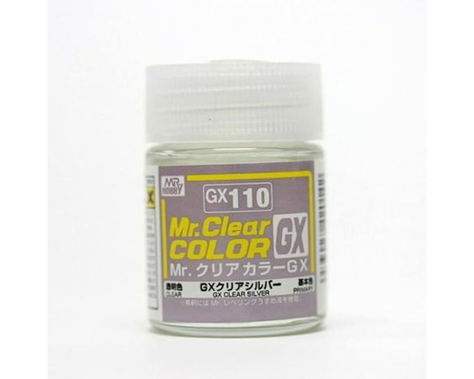 GSI Creos Mr. Hobby GX110 Clear Silver 18ml GX [GUZGX110] - HobbyTown