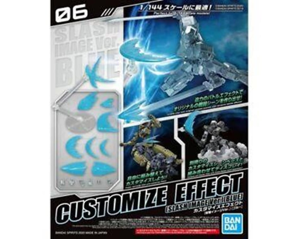 Bandai Customize Effect #06 Slash Image (Blue) 