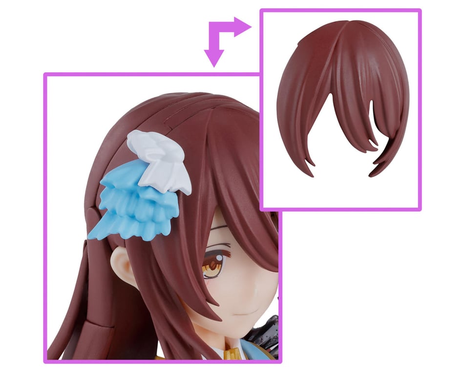 Bandai 30MS Option Hair Style & Face Parts Set (Tenka Osaki