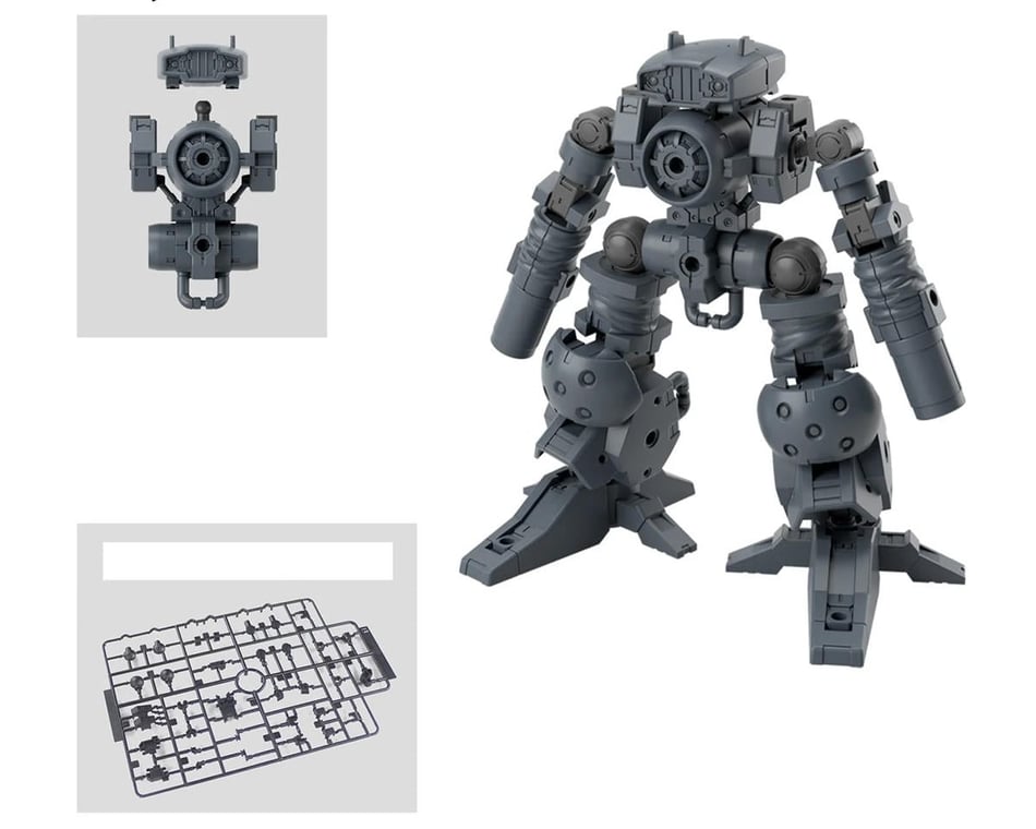 Bandai 30MM 1/144 Option Parts Set #16 (Grey) (Arm/Leg Unit 1