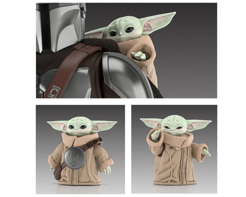 1/12 THE MANDALORIAN AND GROGU プラモデル Bandai Star Wars: The Mandalorian and Grogu 1/12 Plastic Model Kit