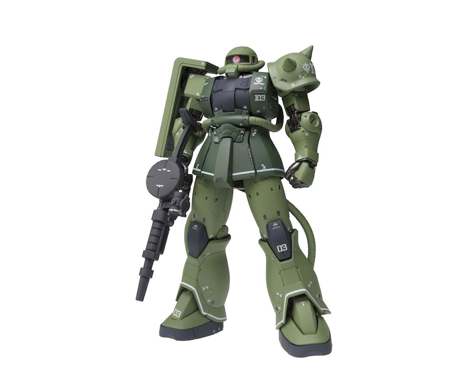 Bandai (59081) Mobile Suit Gundam:Origin MS-06C Zaku II Type C, Metal  Composite