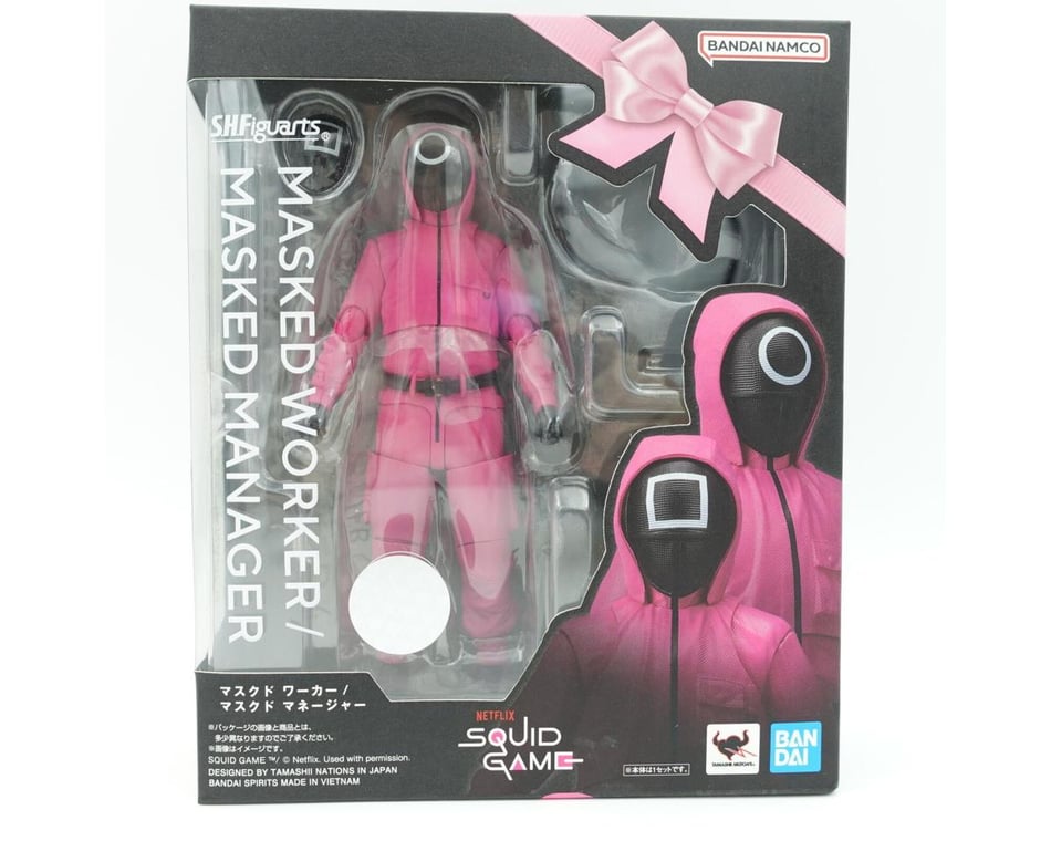 Bandai Spirits S.H.Figuarts - Squid Game - Masked Worker / Manager Mascherato, Action Figure Ufficiale