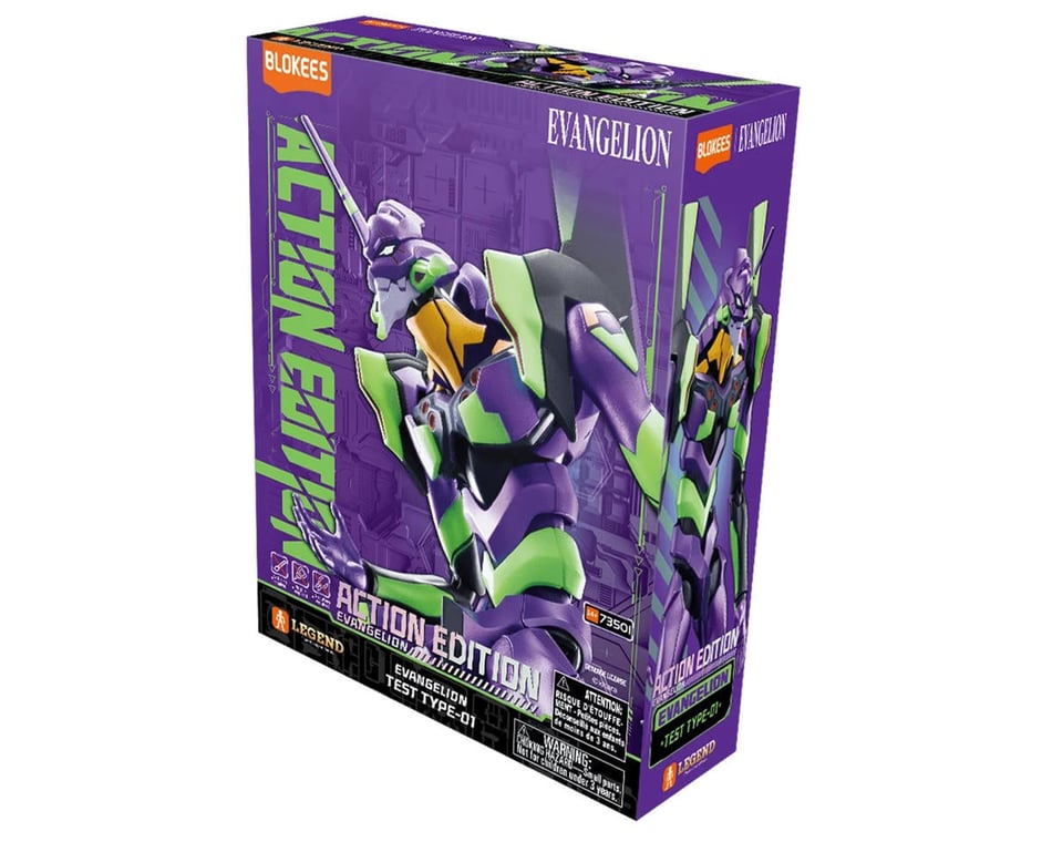SCRATCH & DENT: Blokees Evangelion Test Type-01 Plastic Model Kit