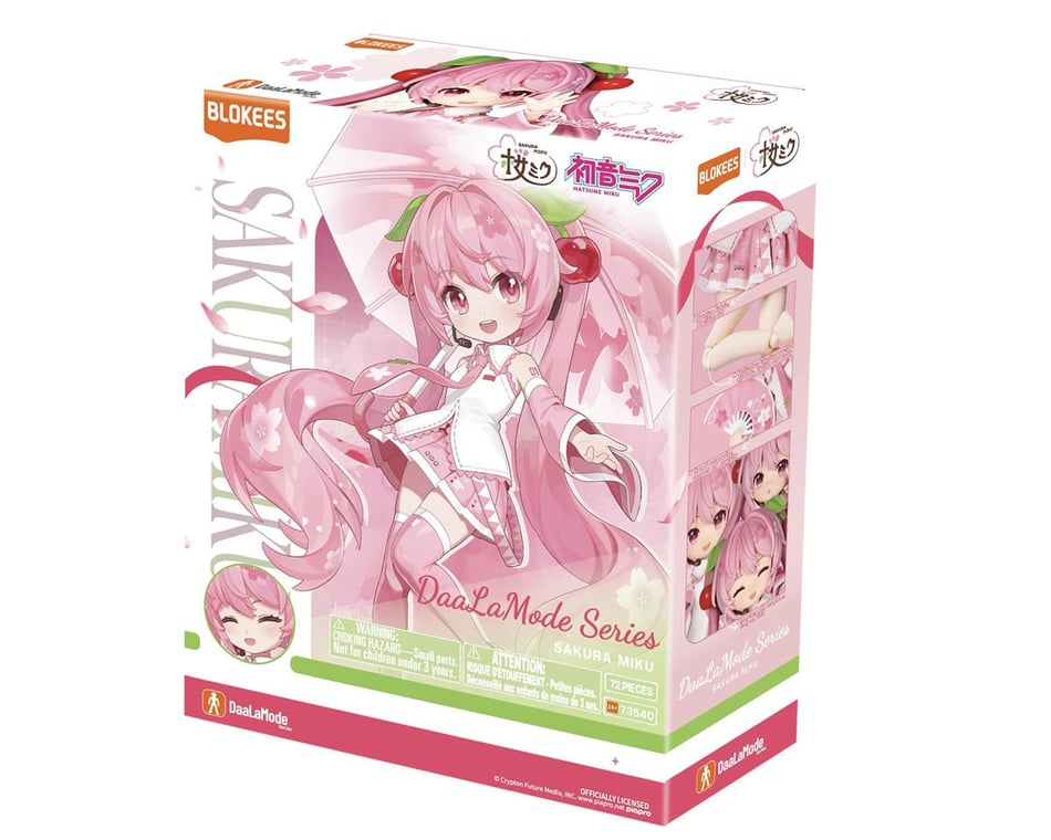 Blokees DaaLaMode Series Sakura Miku Plastic Model Kit [BKE73540-1