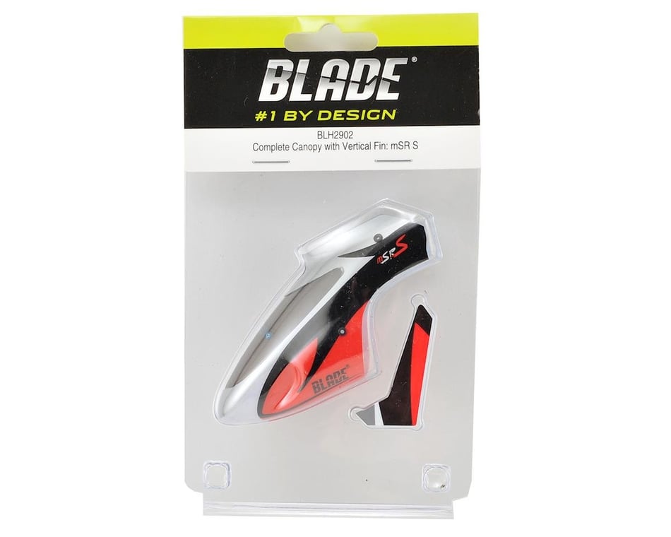 NEW Blade BLH2902 Complete Canopy w/Vertical Fin Blade mSR S FREE US SHIP 