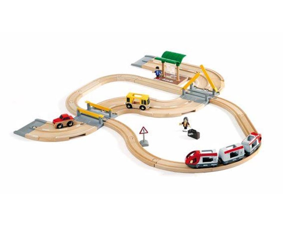 Brio Rail Road Travel Wooden Train Set