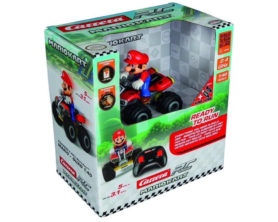 Carrera Nintendo® Mario Kart™ 1/40 Micro Mario® RTR Quad