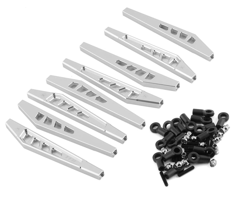 CEN F250 KAOS Suspension Linkage Set (Silver) (8) [CEGCKD0381