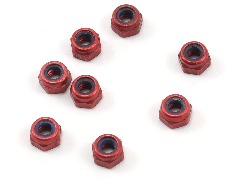 ラウンド用品・アクセサリー Bright Dip Red Aluminum Circle T CRC 2-56 Aluminum Locknut (Red) (8) [CLN1472] - HobbyTown