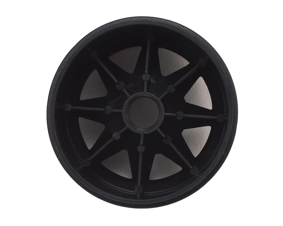 4 Oval Cars GTR Wheels for Rubber Tires Black CLN2310 GTR & F1 CRC 1/10 Pan