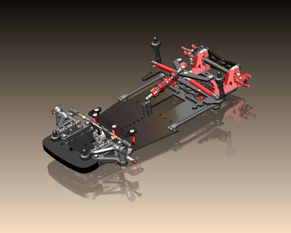 1811 WGT-200R 1/10th Scale Road Racing Car Kit For Rubber, 42% OFF