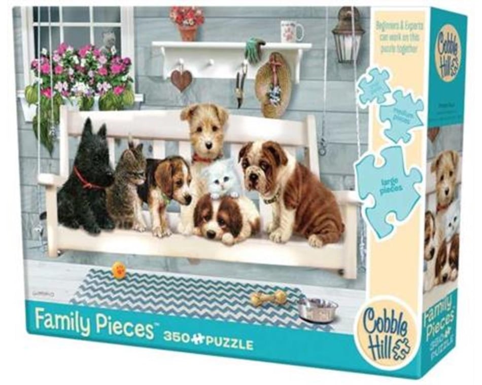 Cobble Hill Puzzles Porch Pals Jigsaw Puzzle (350 pieces) [COH54602] -  HobbyTown