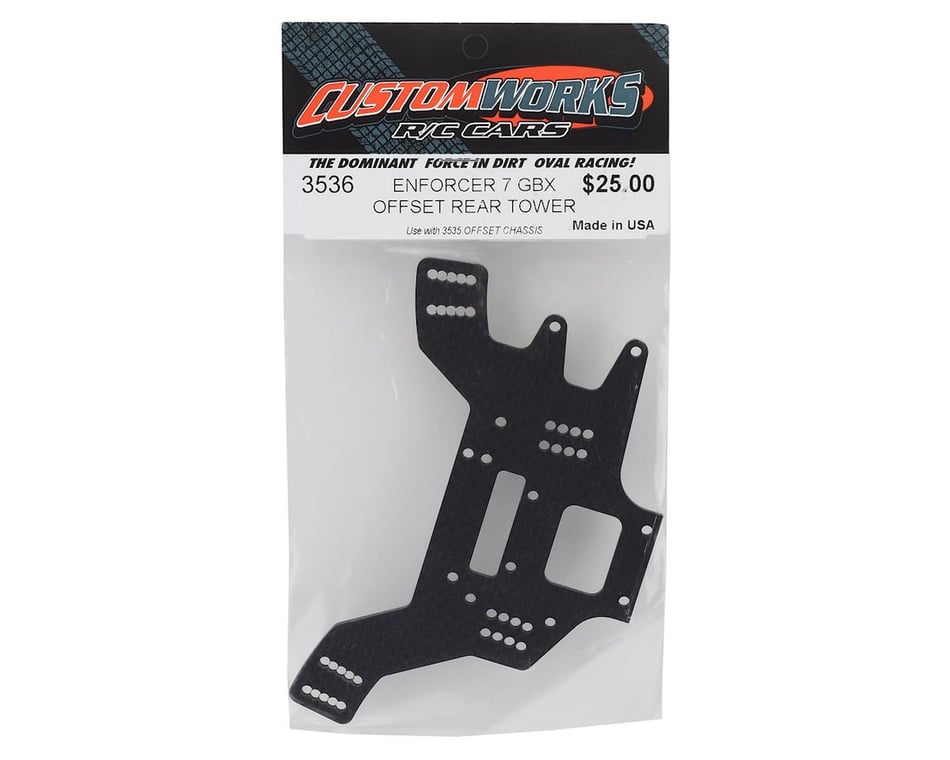 Custom Works Enforcer 7 GBX Offset Rear Tower [CSW3536] - HobbyTown