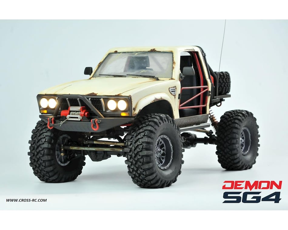 1/10 4WDクロスカントリーRCフルセット Cross RC Demon SG4B 1/10 4x4 Crawler Kit w/Hard Body & Aluminum