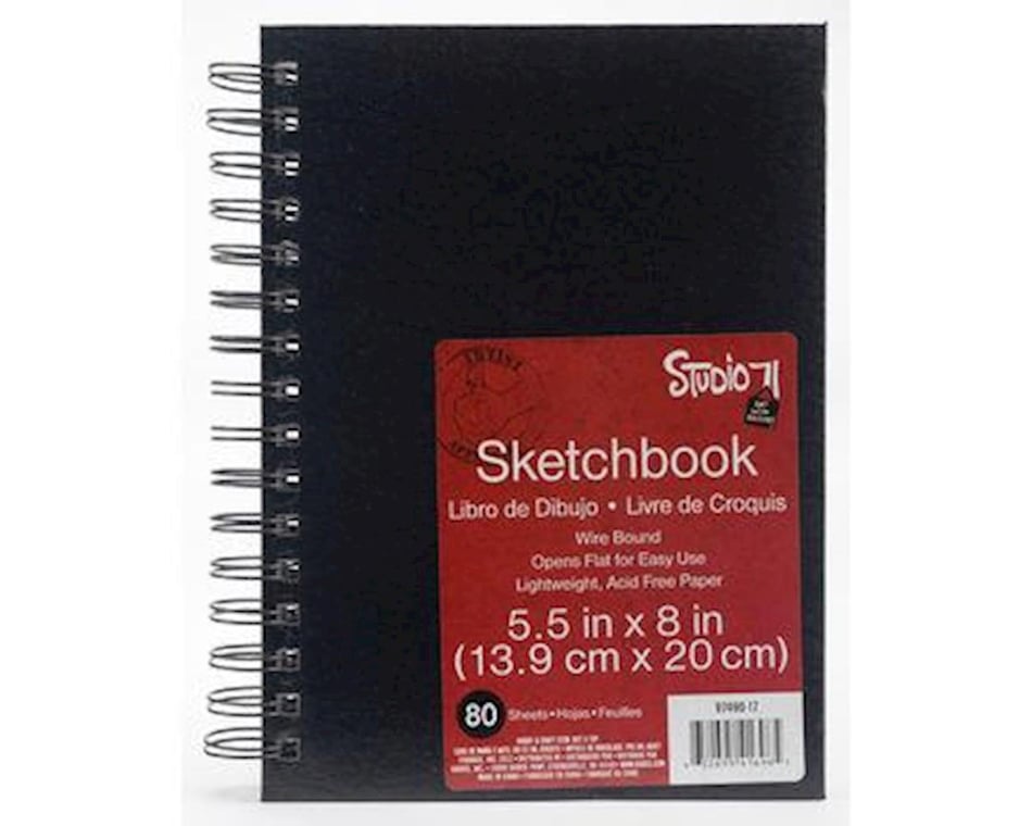 Buy Pro Art 8 1/2-Inch by 11-Inch Spiral Bound Sketch Book, 80