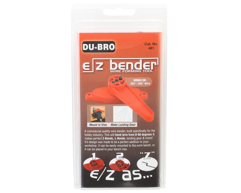 DuBro E/Z Bender Wire Forming Tool (062-.093