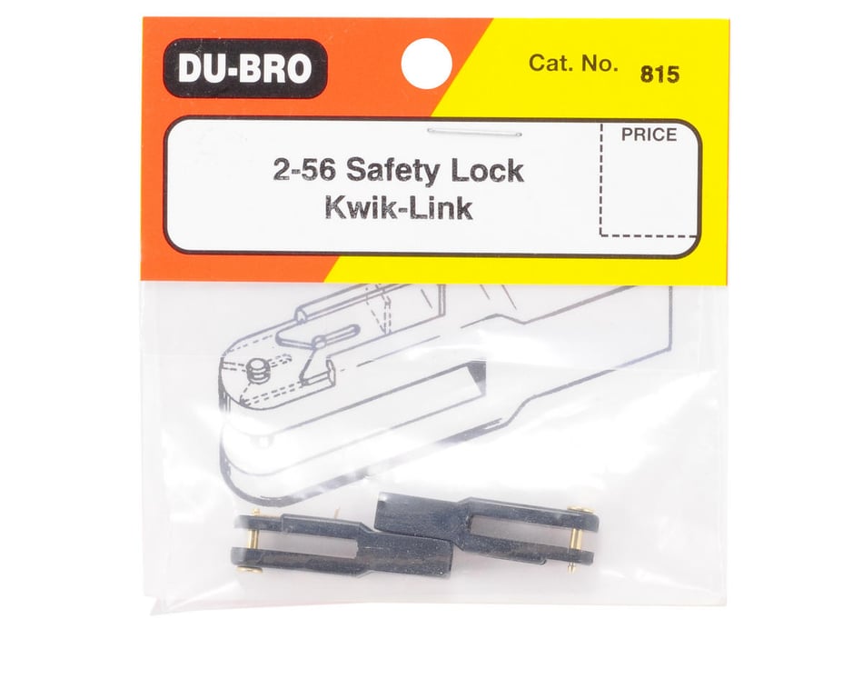 DuBro 2-56 Safety Lock Kwik Link (2) [DUB815] - HobbyTown