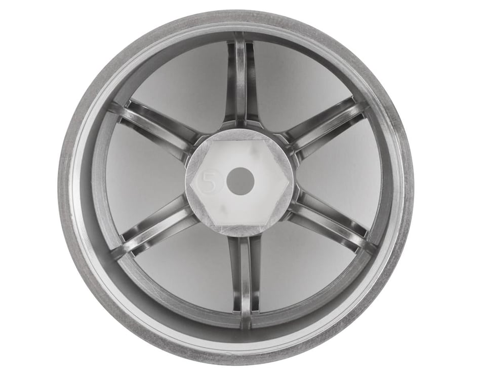 Mikuni AVS Model T6 6-Spoke Drift Wheel (Chrome Silver) (2) (5mm