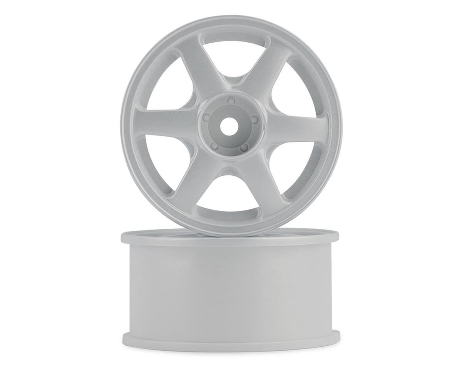 Mikuni Yokohama AVS VS6 6-Spoke Drift Wheels (Aluminum Silver) (2) (5mm  Offset)