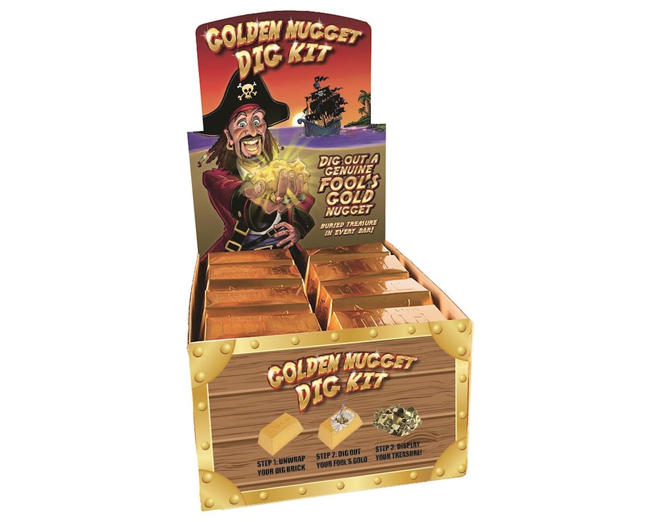 Golden Nugget Dig Kit - Mama's Minerals