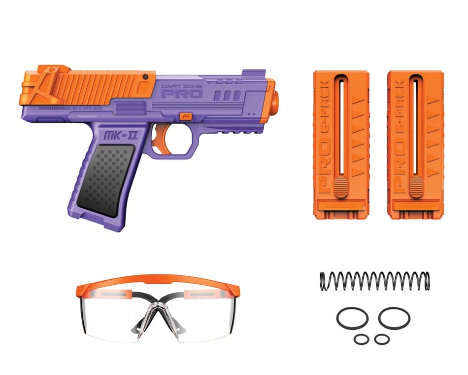 Dart Zone Pro Nitroshot+™ MK-2 Blaster Set (Purple) [DZN6108-P