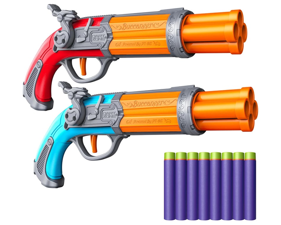 Dart Zone Nitroshot™ Buccaneer™ X2 Blasters Set (2) [DZN6252-2