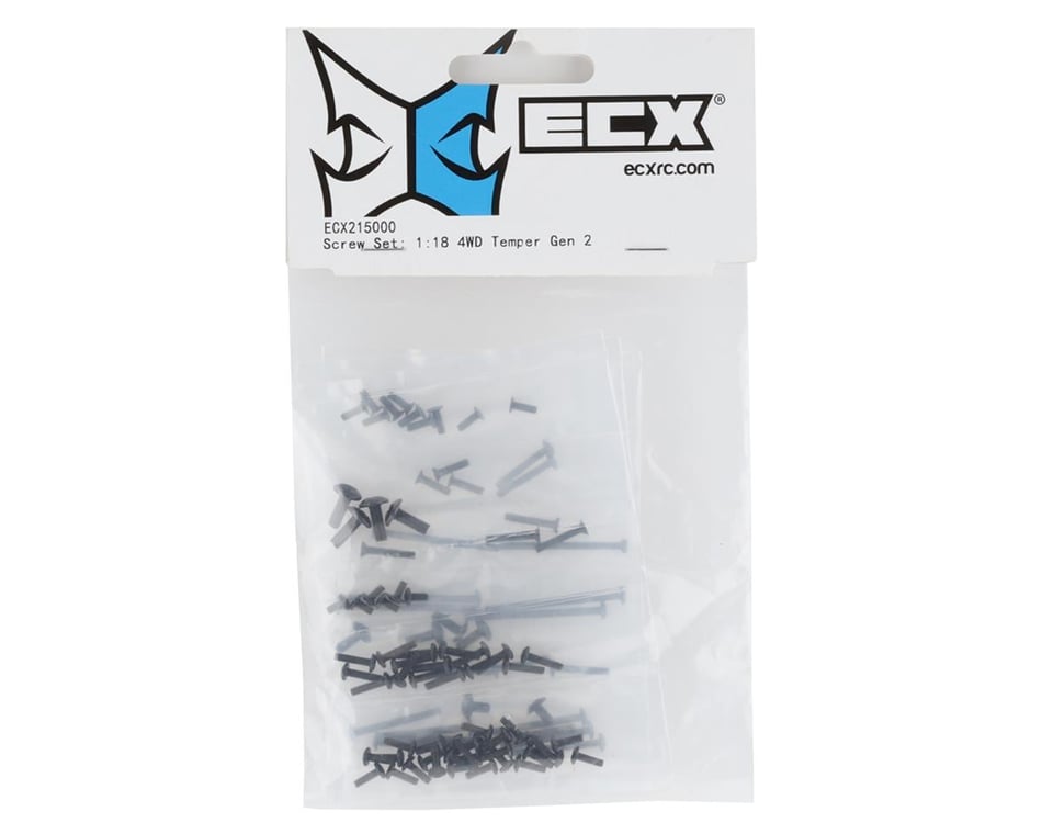 ECX 1/18 Temper 4WD Gen 2 Screw Set [ECX215000] - HobbyTown