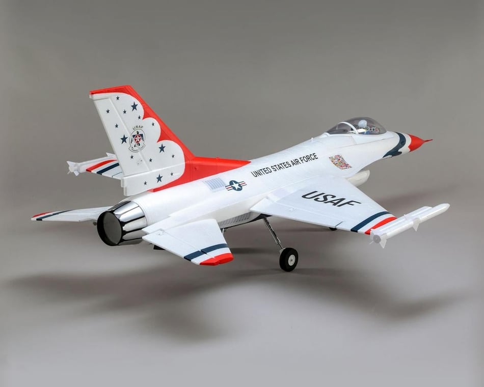 E-flite F-16 Thunderbird 70mm BNF Basic Electric Ducted Fan Jet