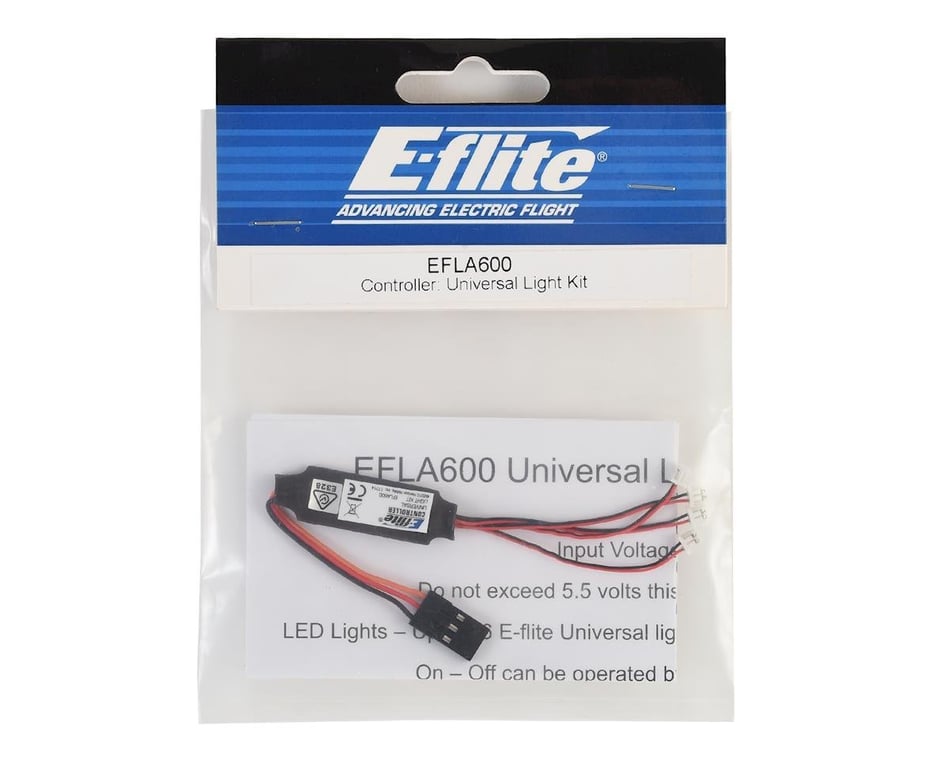 NEW E-Flite  Controller Universal Light Kit EFLA600 