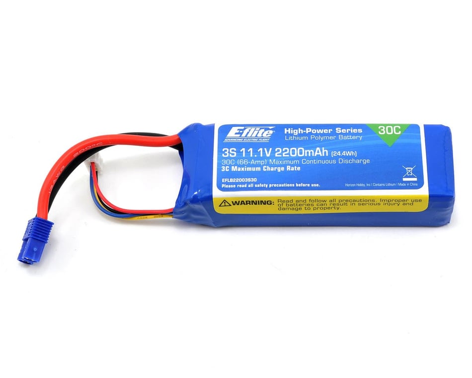 E-Flite 11.1v 300mah 3s 30c Lipo Battery JST for sale online