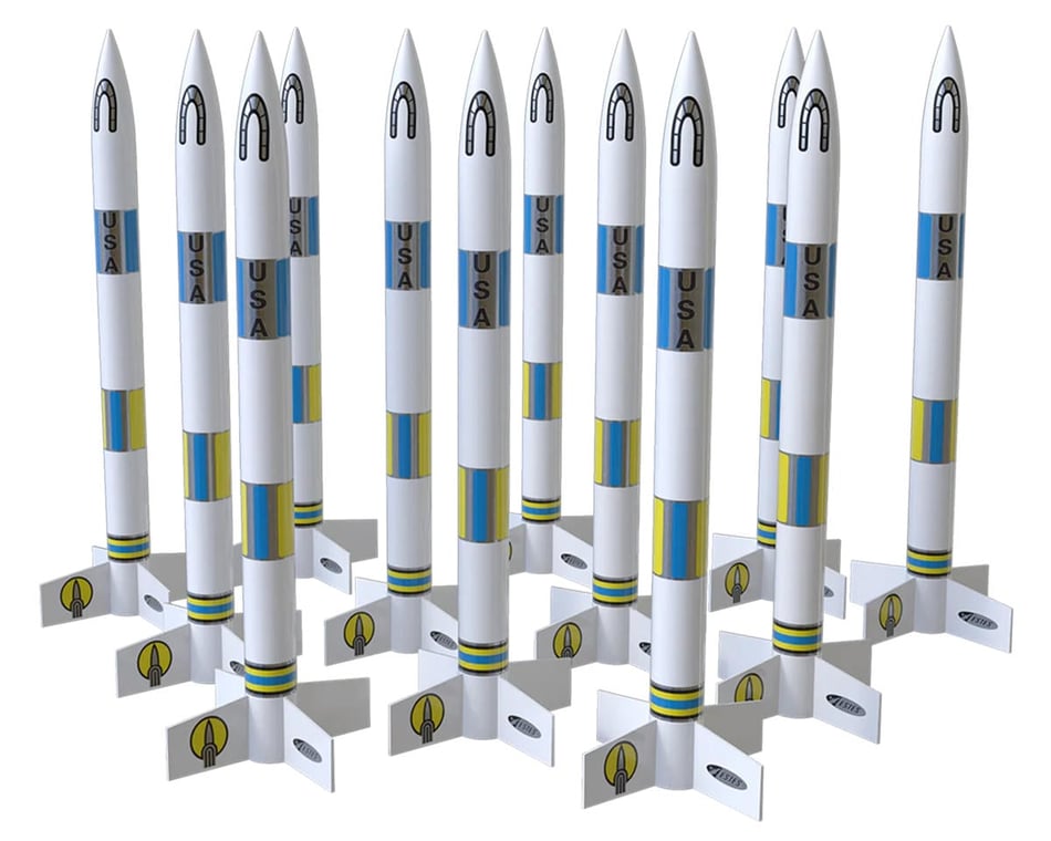 Estes Generic E2X Model Rocket Educator Bulk Pack (12) [EST1764