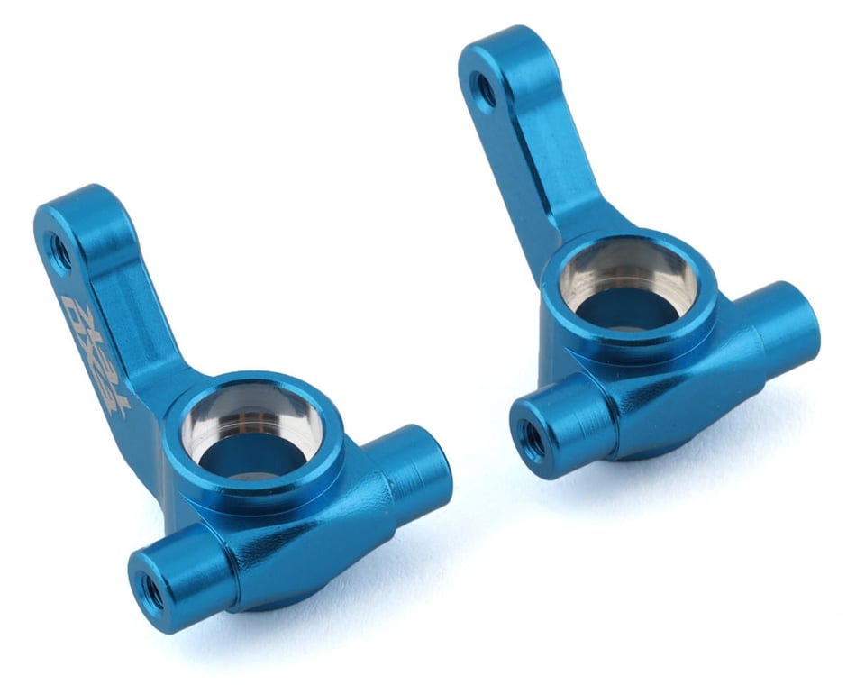 Exotek Team Associated Pro2 SC10 Aluminum HD Steering Hubs (2