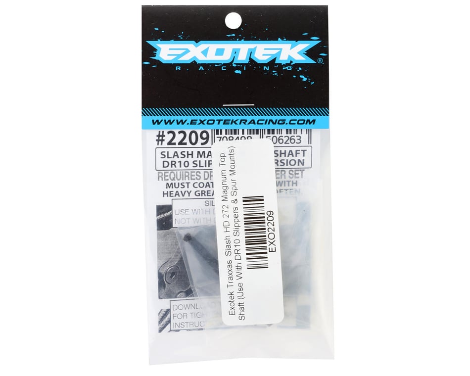 Exotek Traxxas Slash HD Steel 272 Magnum Top Shaft [EXO2209
