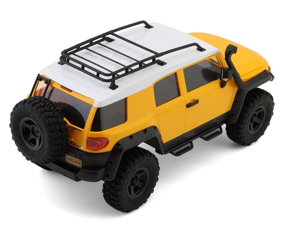 FMS Toyota FJ Cruiser 1/18 RTR Micro Rock Crawler Trail Truck (Yellow)  w/2.4Ghz Radio