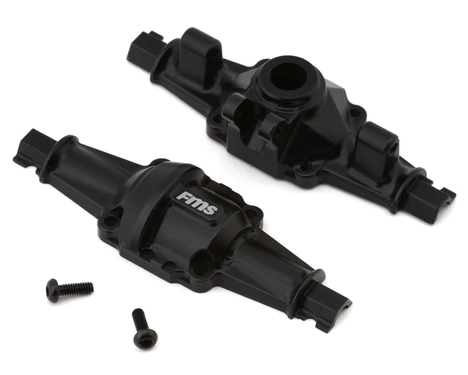 FMS FCX24/FCX18 Aluminum Axle (Black) (Front/Rear) [FMMC3110