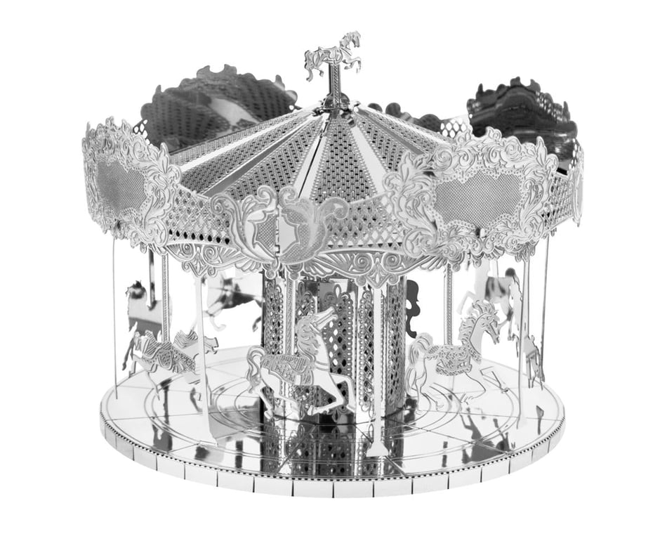Fascinations Metal Earth Merry Go Round 3D Metal Model Kit