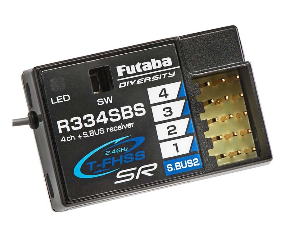 Futaba 4PM Plus 4-Channel 2.4GHz T-FHSS Radio System w/R334SBS