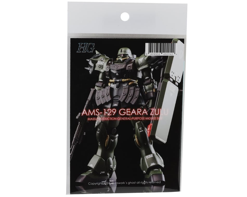 G-Rework HG AMS-129 Geara Zulu Gundam Waterslide Decal Sheet