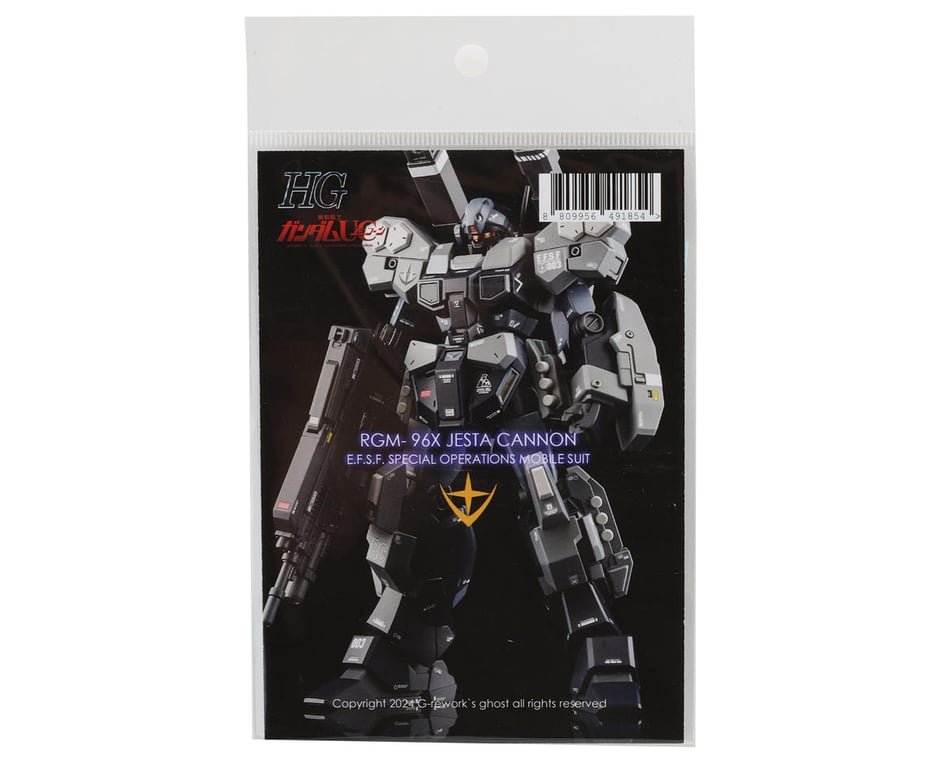 G-Rework HG RGM-96X Jesta Cannon Gundam Waterslide Decal Sheet