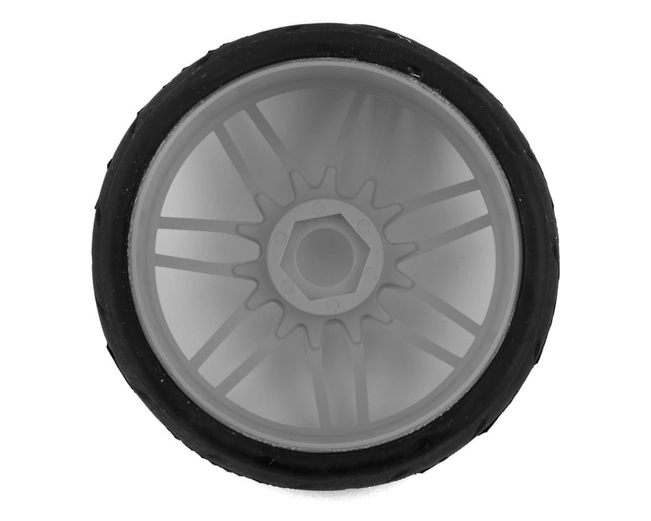 NEW GRP Mounted Belted TIres Black S4 REVO 17mm 1/8 Buggy 
