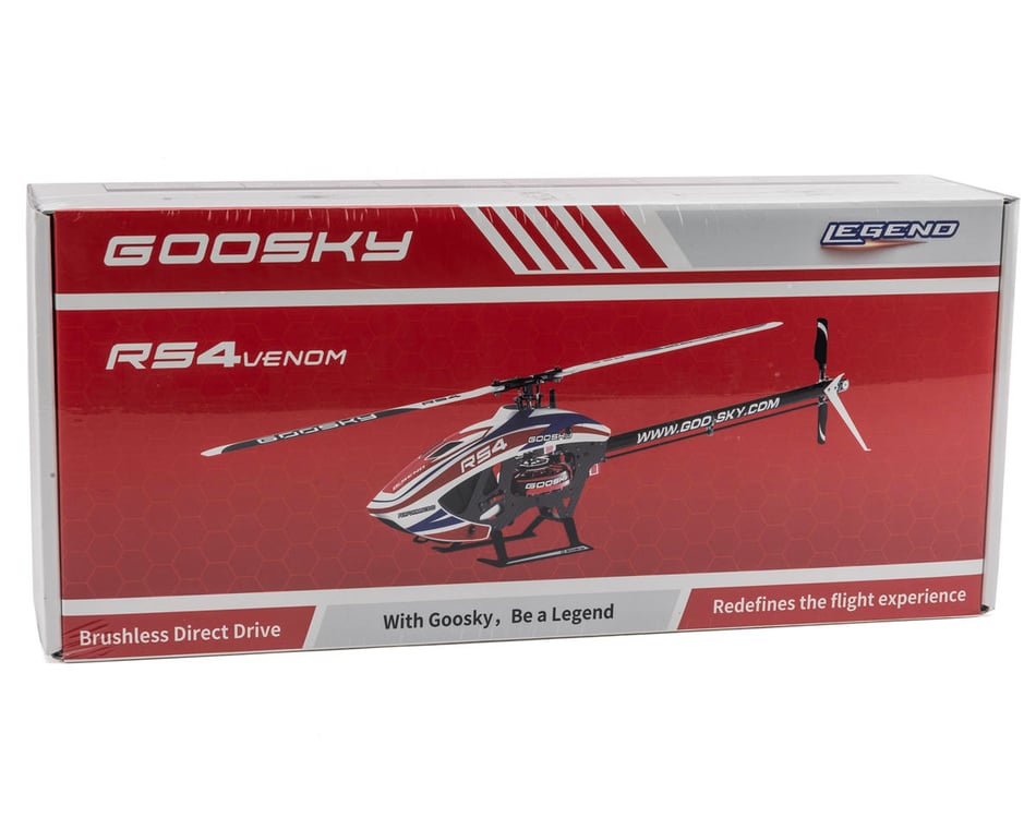 GooSky Legend RS4 Venom Electric Helicopter Combo Kit (Orange