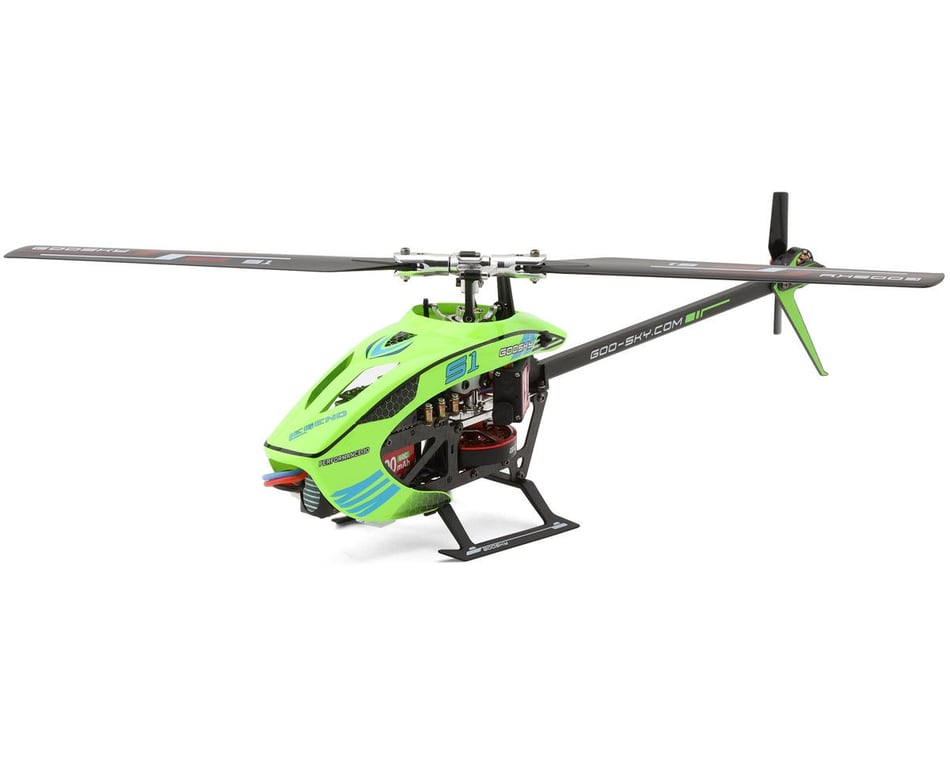GooSky S1 BNF Micro Electric Helicopter (Green)