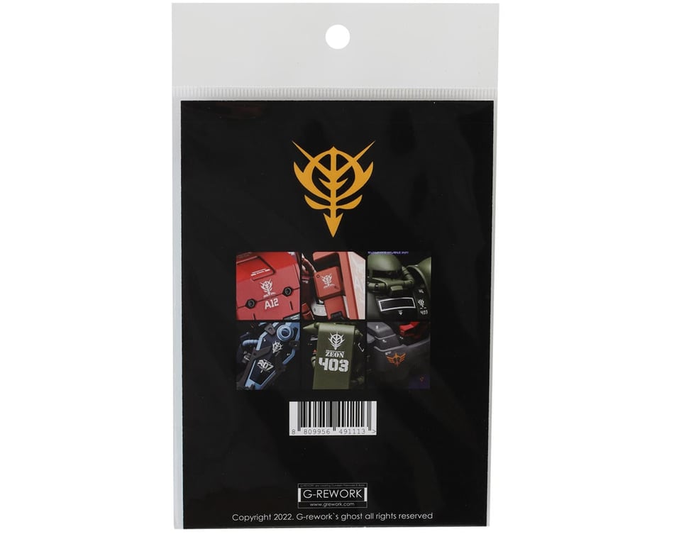 G-Rework HG/MG Zeon Markings #02 Decal Sheet [GPTTM-Z-02] - HobbyTown