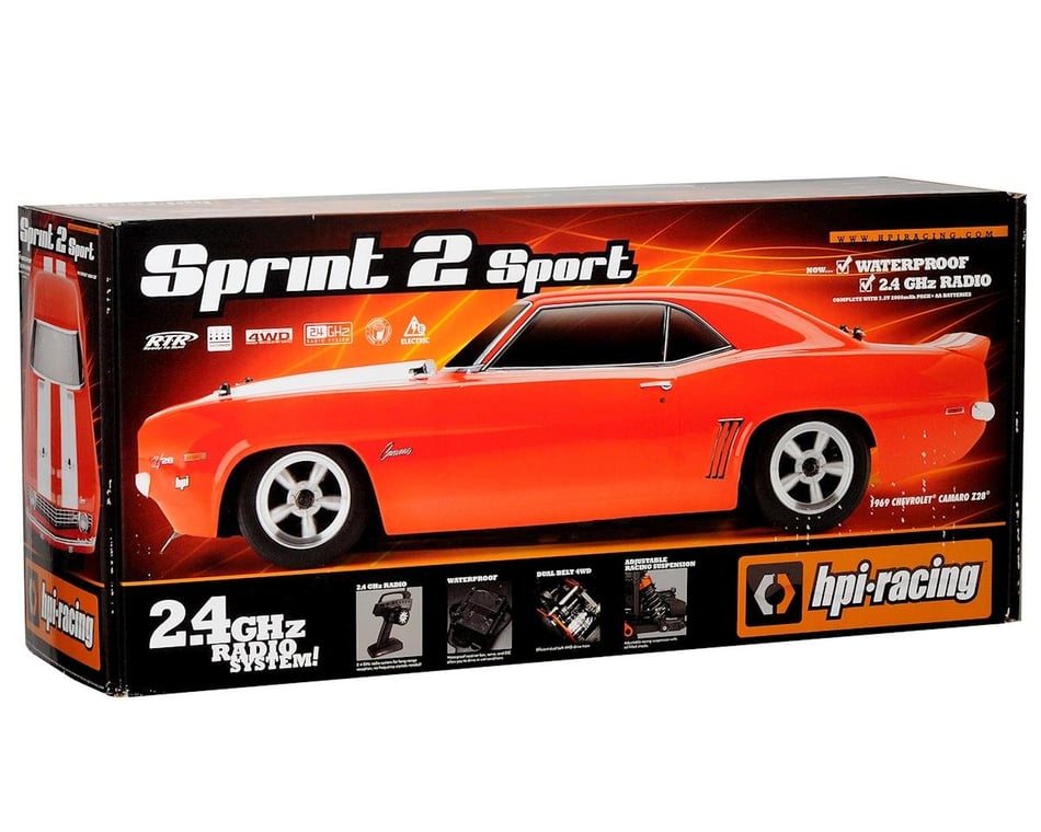 HPI RTR Sprint 2 Sport w/2.4GHz '69 Camaro Body [HPI106133