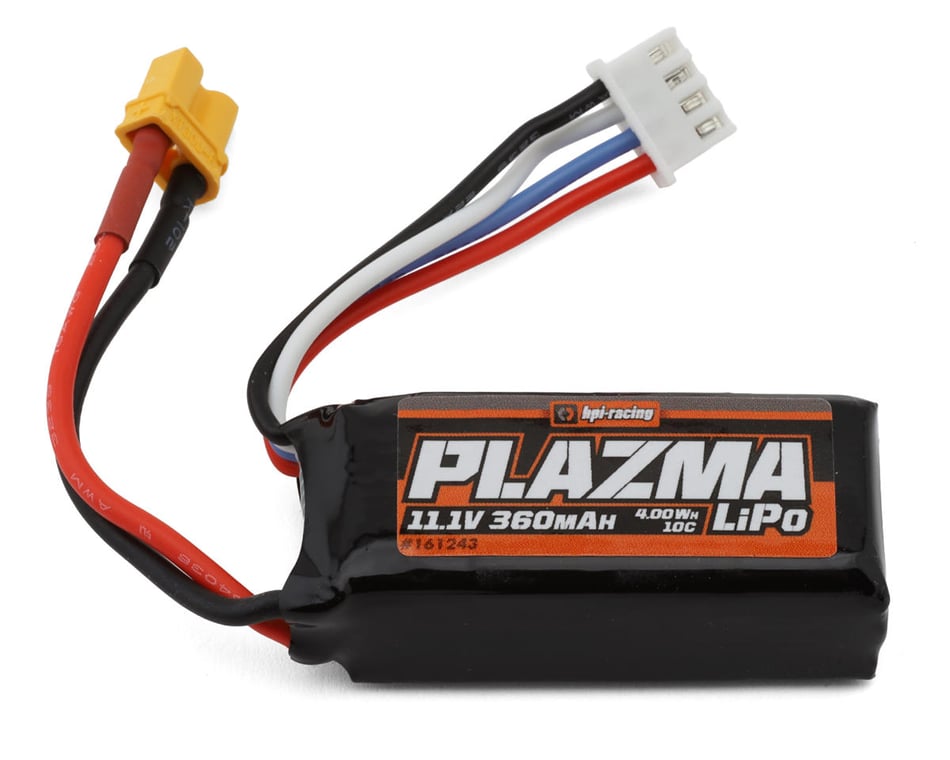 HPI Plazma 3S LiPo Battery Pack w/XT30 Plug (11.1V/360mAh